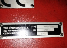 sales  TOS-VARNSDORF WHQ105-CNC использованный